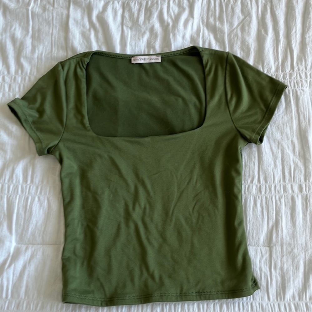 Green sincerely Jules shirt
